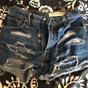 vintage levi’s cutoff shorts